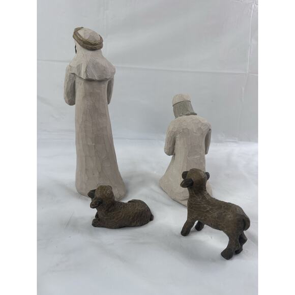 Willow Tree Nativity Figures Three 3 Wisemen Demdaco Lordi Sheep Christmas - Picture 3 of 7